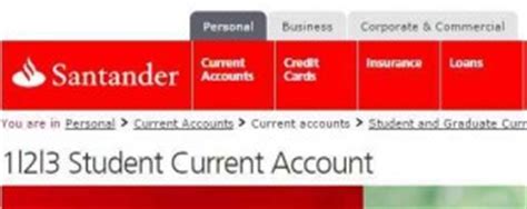 santander student current account